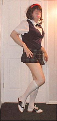 knee socks
Keywords: stockings bra cd cotton crossdresser cute effeminate feminine girlie girly heels legs miniskirt knickers panties underwear undies upskirt pretty transvestite